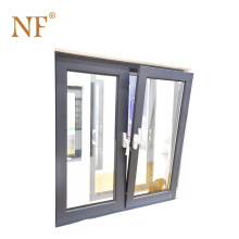 aluminium double action tilt turn windows